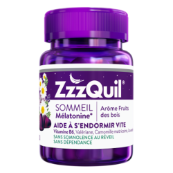 ZzzQuil Sommeil arôme Fruits des bois 30 gommes