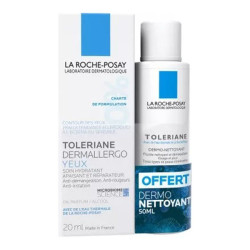 La Roche-Posay Tolériane Dermallergo yeux + Dermo-nettoyant 50ml