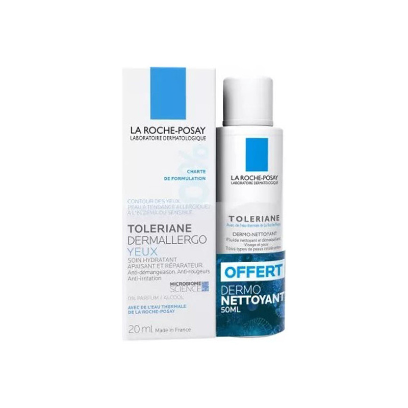 La Roche-Posay Tolériane Dermallergo yeux + Dermo-nettoyant 50ml
