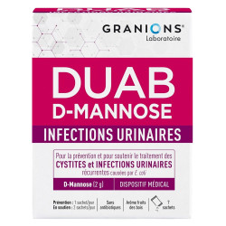Granions Duab D-Mannose Infections urinaires 7 sachets
