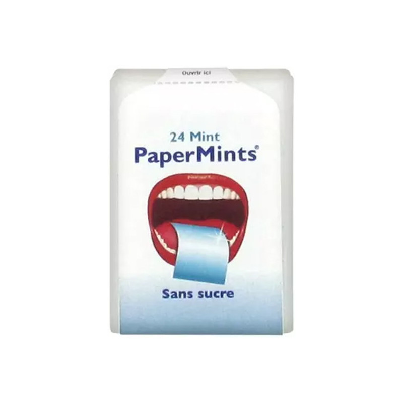 PaperMints 24 feuilles de menthe sans sucre PaperMints 24 feuilles de menthe sans sucre