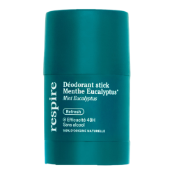 Respire Déodorant menthe eucalyptus bio stick 50gr