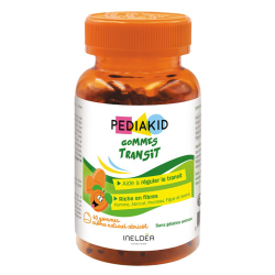 Pediakid Gommes Transit arôme naturel abricot 60 gommes