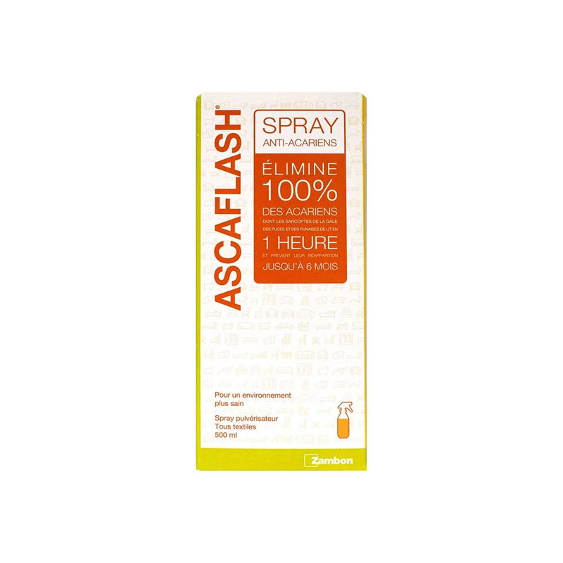 Zambon Ascaflash Spray anti-acariens 500ml Zambon Ascaflash Spray anti-acariens 500ml