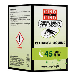 Cinq sur Cinq Recharge liquide anti-moustiques 35ml
