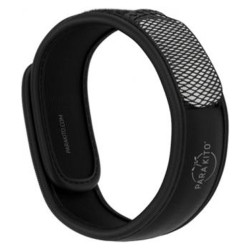 Parakito Bracelet Anti-moustiques rechargeable adulte - Noir