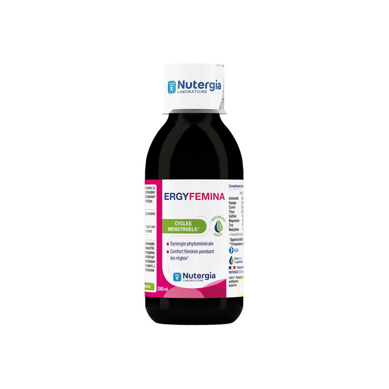 Nutergia Ergyfemina Cycles menstruels 250ml Nutergia Ergyfemina Cycles menstruels 250ml