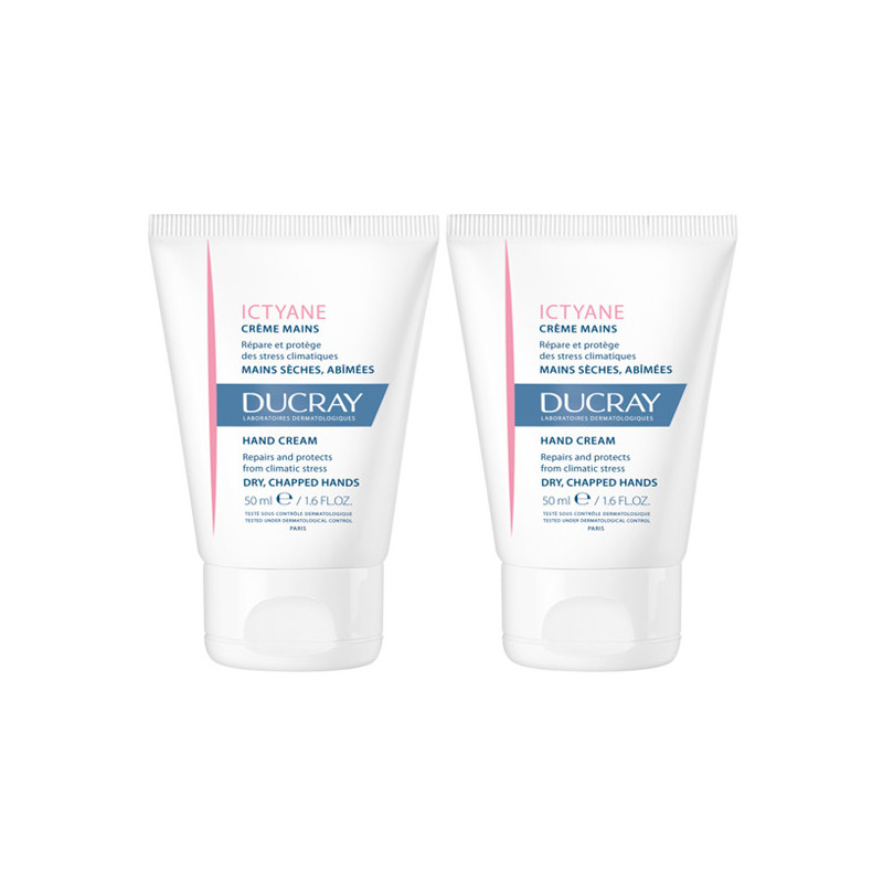 Ducray Ictyane Crème mains lot de 2 x 50ml