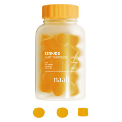 Naali Zenkids Calme et concentration Orange 90 gommes