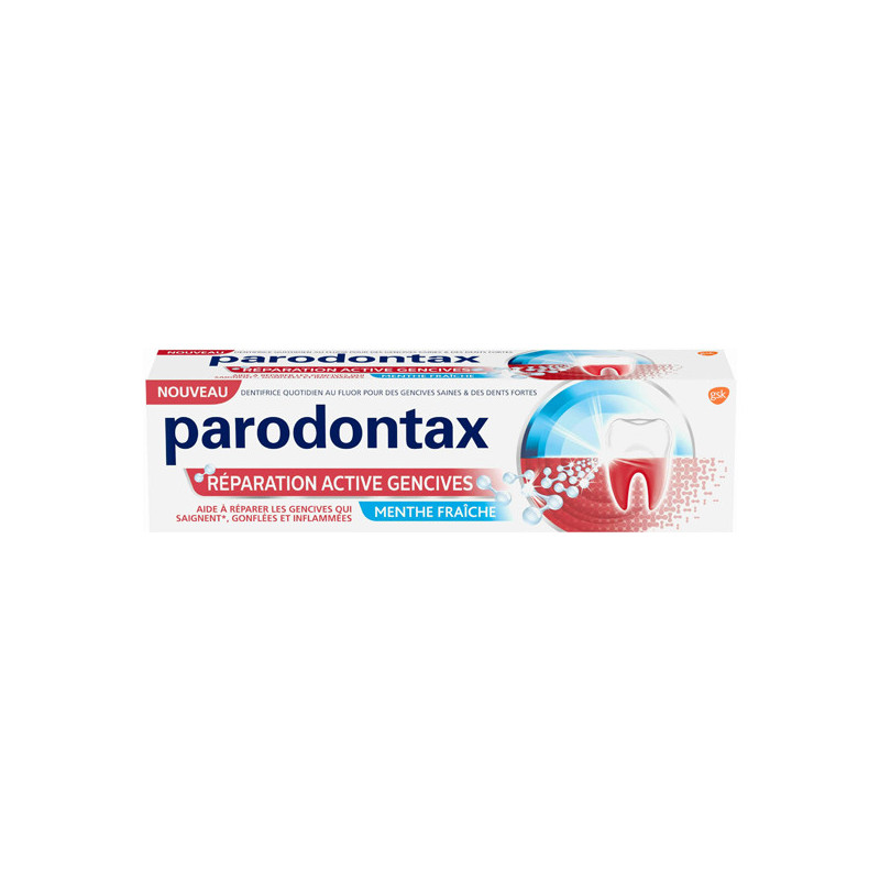 Parodontax Réparation active gencives menthe fraîche 75ml Parodontax Réparation active gencives menthe fraîche 75ml
