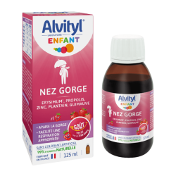 Alvityl Enfant Nez Gorge goût fraise 125ml