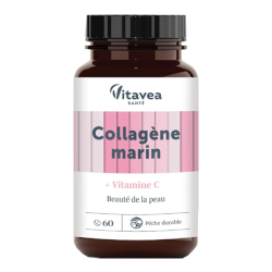 Vitavea Santé Collagène Marin + Vitamine C Beauté de la peau 60 comprimés