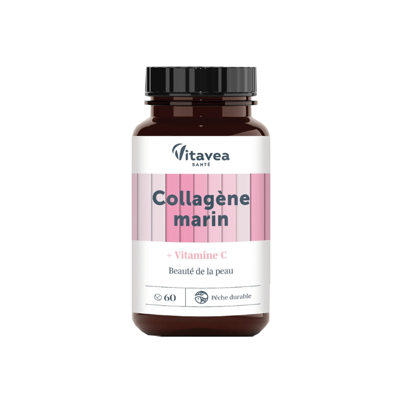 Vitavea Santé Collagène Marin + Vitamine C Beauté de la peau 60 comprimés Vitavea Santé Collagène Marin + Vitamine C Beauté de la peau 60 comprimés