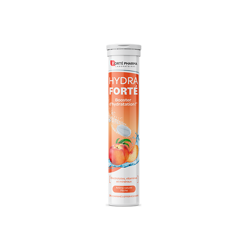 Forté Pharma Hydra Forté Pêche 24 comprimés effervescents