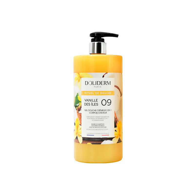 Doliderm Vanille des Îles 09 Gel douche 1L Doliderm Vanille des Îles 09 Gel douche 1L