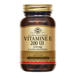Solgar Vitamine E 200 UI 50 capsules végétales