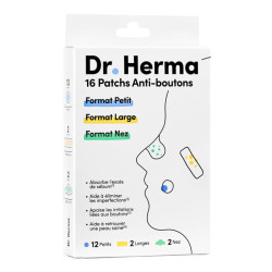 Dr.Herma 16 Patchs Anti-boutons multi-taille