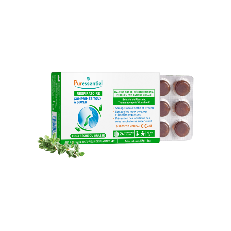 Puressentiel 24 Comprimés Toux à sucer