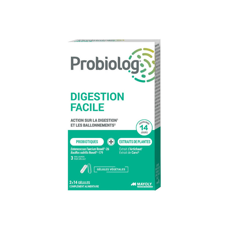 Probiolog Digestion facile 2x14 gélules Probiolog Digestion facile 2x14 gélules