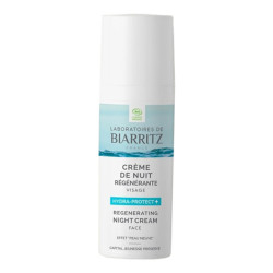 Laboratoires Biarritz Hydra-Protect+ Crème de nuit régénérante visage bio 50ml