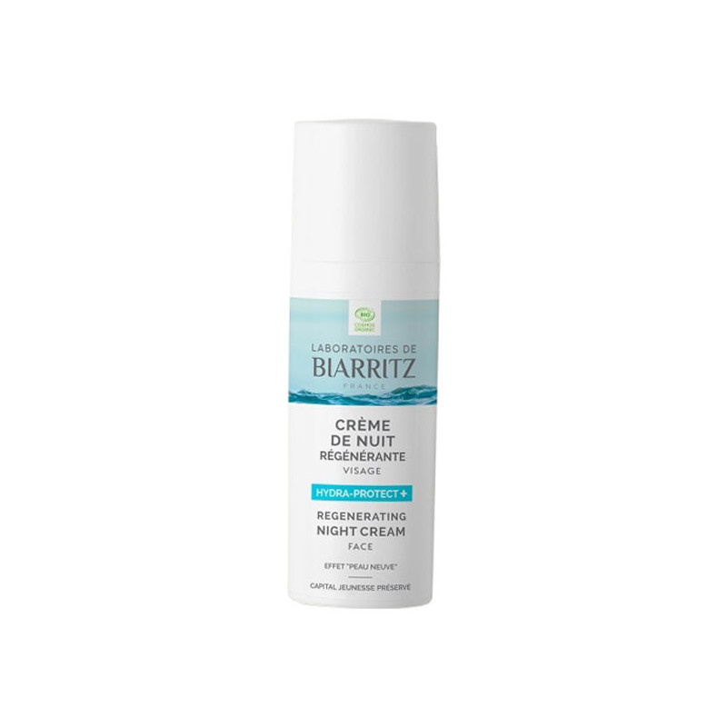 Laboratoires Biarritz Hydra-Protect+ Crème de nuit régénérante visage bio 50ml