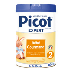 Picot Expert Bébé Gourmand lait 2ème âge 800gr