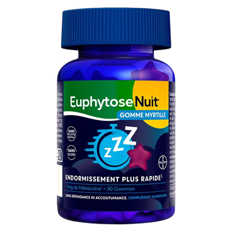 Euphytose Nuit Myrtille 30 gommes