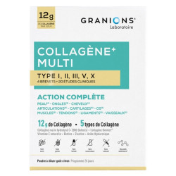 Granions Collagène+ Multi Type I, II, III, V, X poudre 260gr
