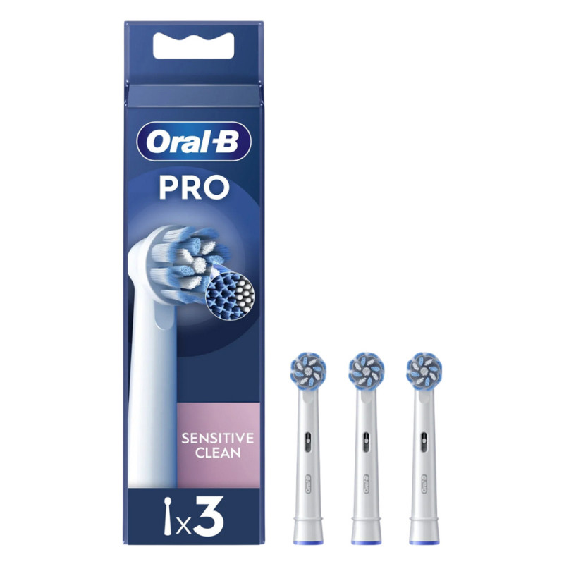 Oral-B Pro Sensitive clean 3 brossettes Oral-B Pro Sensitive clean 3 brossettes