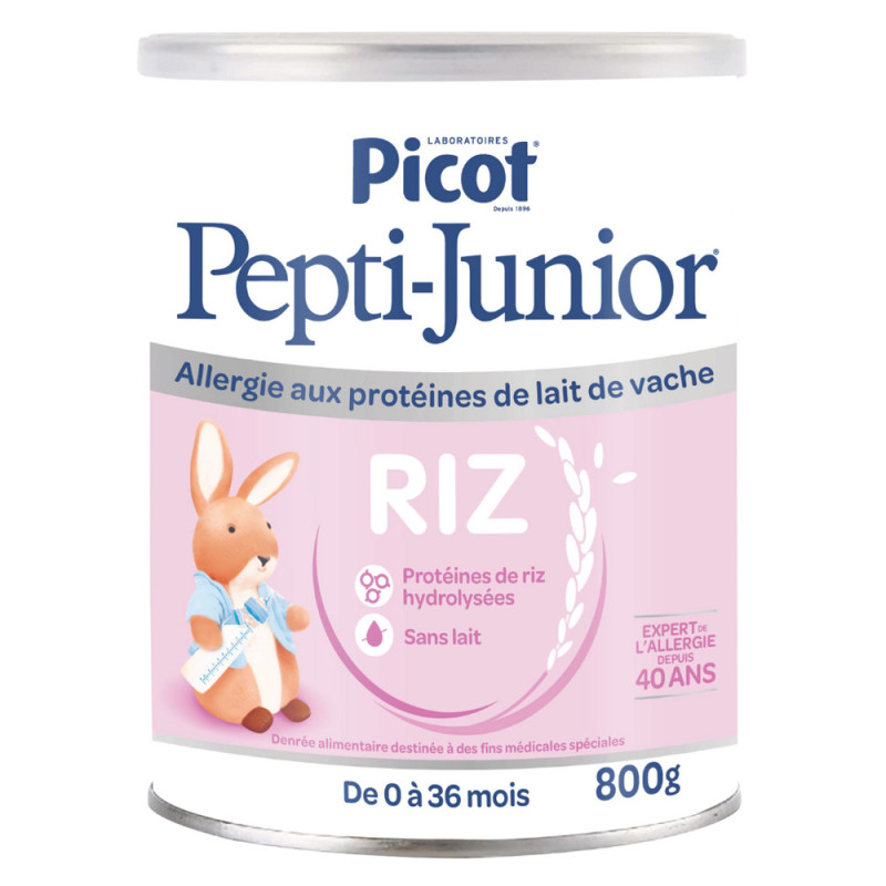 Picot Pepti-Junior Riz Lait 0 à 36 mois 800gr