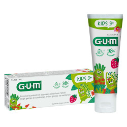 GUM Kids Dentifrice 3 ans + goût fraise 50ml
