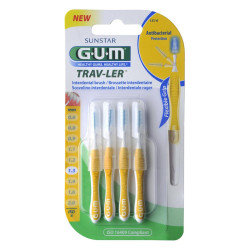GUM Trav-ler 1514 Brossettes interdentaires 1,3 mm par 6 unités