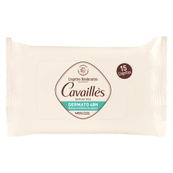 Cavaillès Dermato 48H Déodorantes 15 lingettes