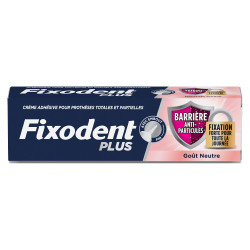 Fixodent Plus Crème adhésive anti-particules 57gr