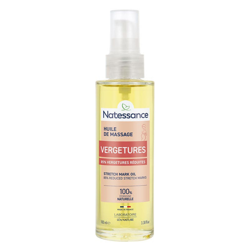 Natessance Huile de massage vergetures 100ml Natessance Huile de massage vergetures 100ml