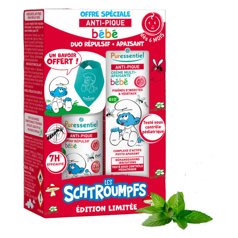Puressentiel Coffret Anti-pique Duo répulsif + apaisant bébé