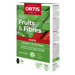 Ortis Fruits & Fibres Forte Transit intestinal 24 comprimés