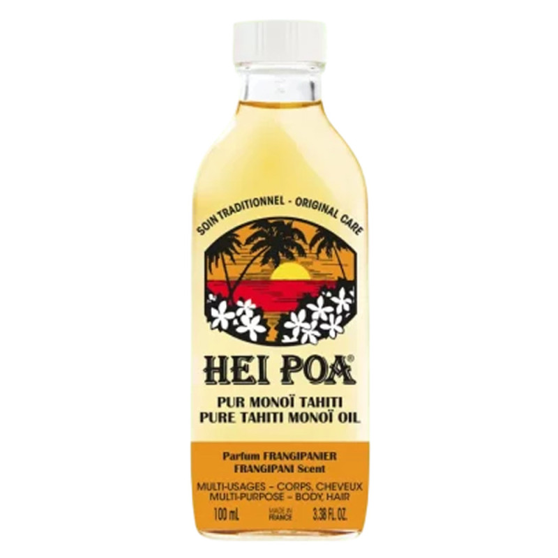 Hei Poa Pur Monoï Frangipanier 100ml Hei Poa Pur Monoï Frangipanier 100ml