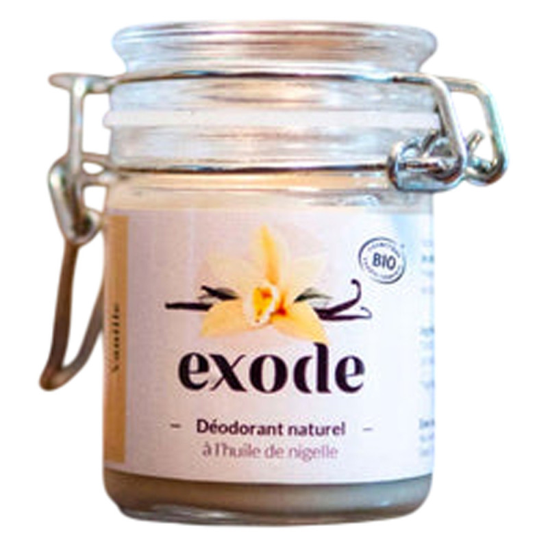 Exode Déodorant Naturel Baume Vanille bio 50gr Exode Déodorant Naturel Baume Vanille bio 50gr