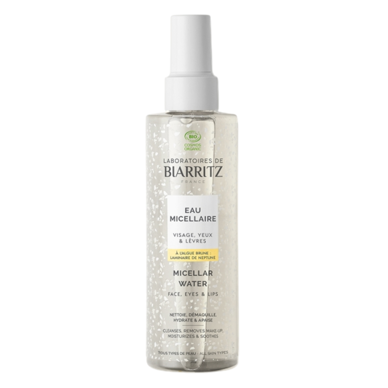 Laboratoires de Biarritz Eau micellaire bio visage & yeux & lèvres 200ml Laboratoires de Biarritz Eau micellaire bio visage & yeux & lèvres 200ml
