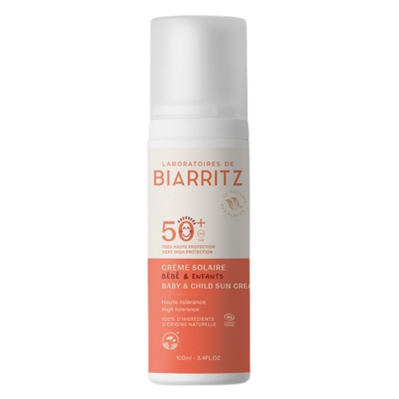 Laboratoires de Biarritz Crème solaire bébé & enfant SPF50+ 100ml Laboratoires de Biarritz Crème solaire bébé & enfant SPF50+ 100ml