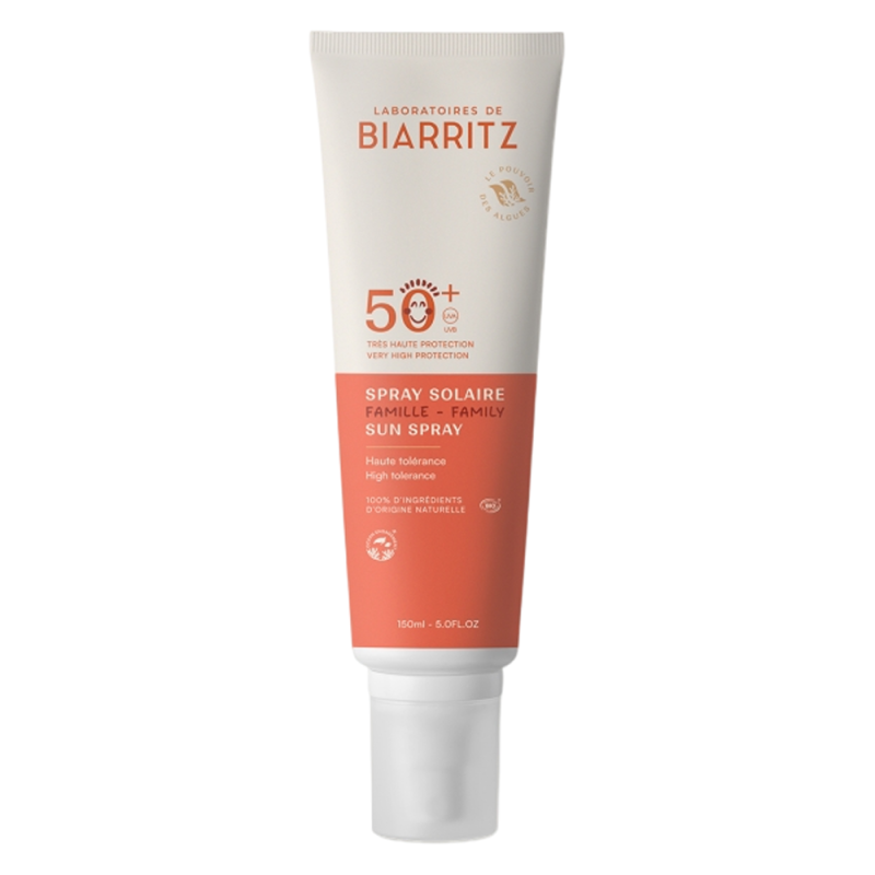 Laboratoires de Biarritz Spray solaire famille SPF50+ bio 150ml Laboratoires de Biarritz Spray solaire famille SPF50+ bio 150ml