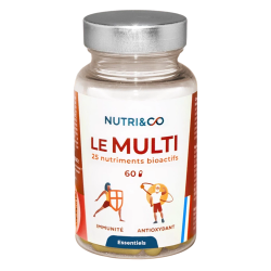 Nutri&Co Le Multi 25 nutriments bioactifs 60 gélules