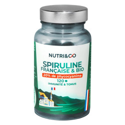 Nutri&Co Spiruline Française & Bio 120 comprimés