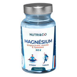 Nutri&Co Magnésium Bisglycinate, malate & liposomé 60 gélules