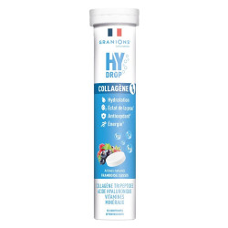 Granions Hydrop Collagène Framboise-cassis 18 comprimés