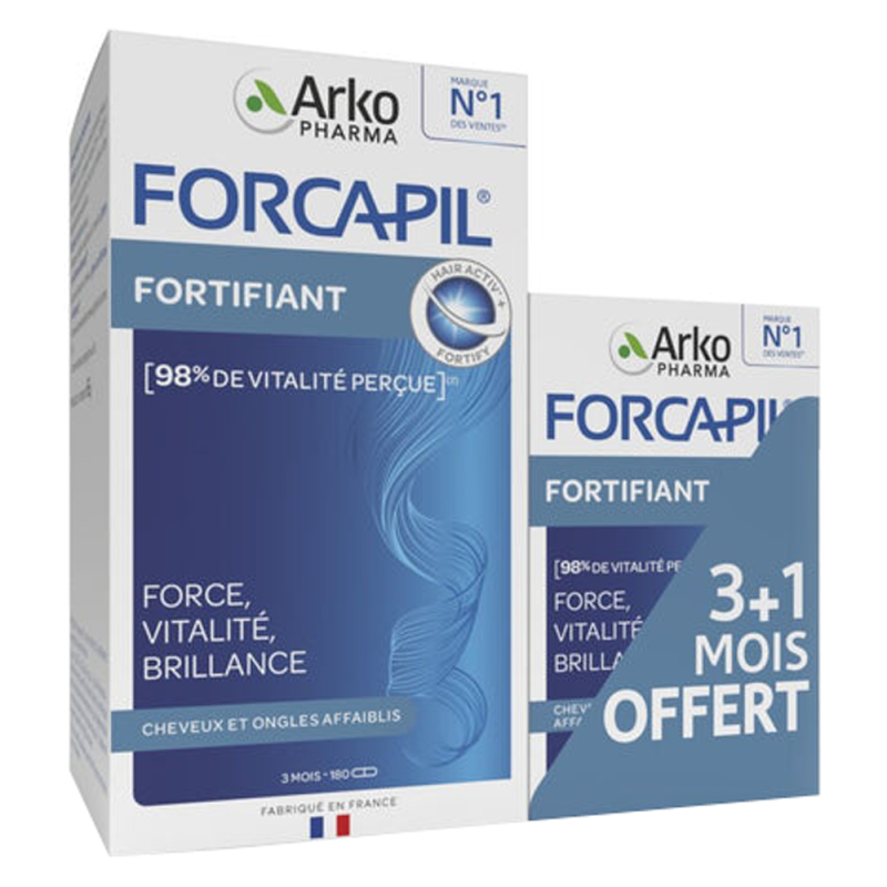 Arkopharma Forcapil Fortifiant cheveux et ongles 240 gélules Arkopharma Forcapil Fortifiant cheveux et ongles 240 gélules