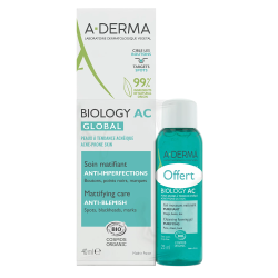 A-Derma Biology AC anti-imperfections 40ml+ Gel moussant nettoyant 25ml