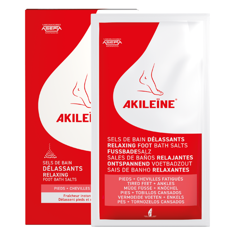 Akileïne Sels de Bain délassants 2 x 150gr Akileïne Sels de Bain délassants 2 x 150gr