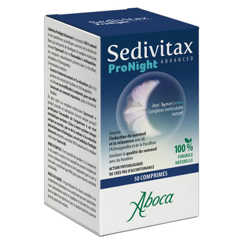 Aboca Sedivitax Pronight Advanced 50 comprimés Aboca Sedivitax Pronight Advanced 50 comprimés